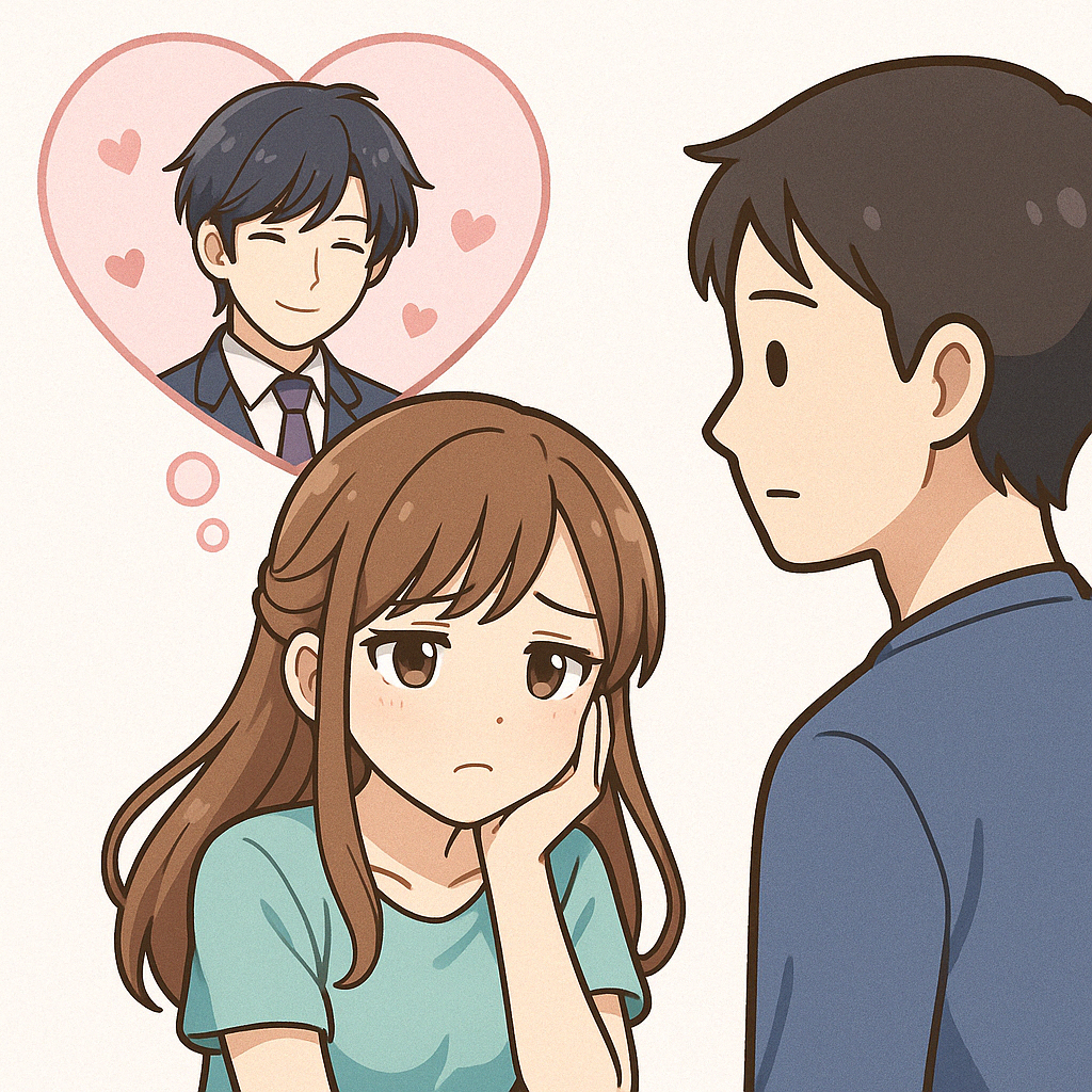 推しが好きすぎて、現実の男の人を好きになれない女性