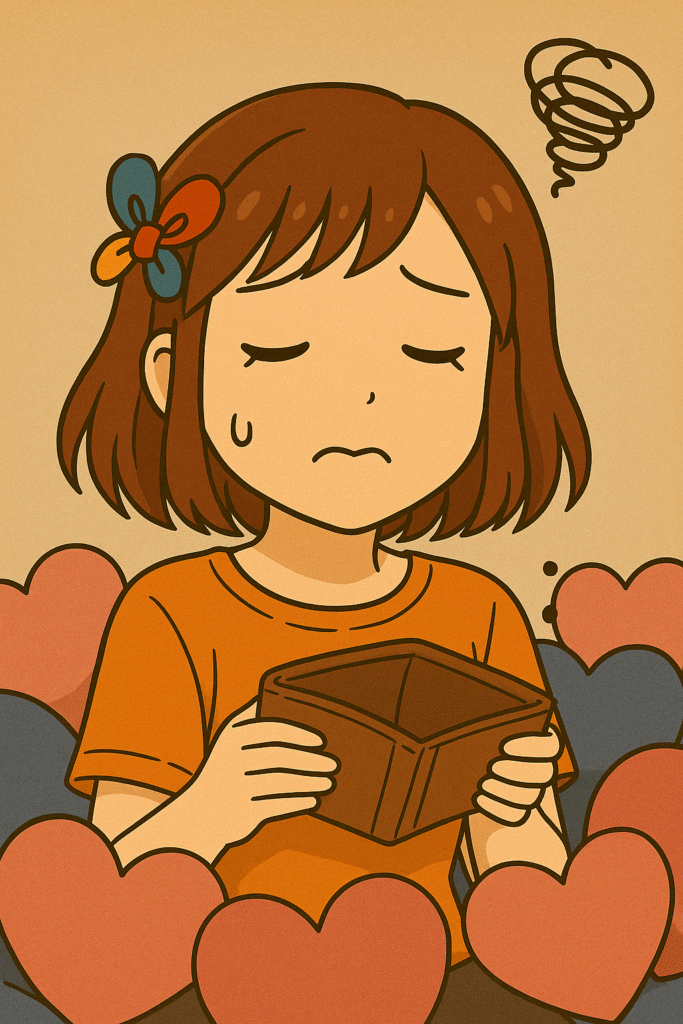 推し活にお金を使いすぎて、お金がピンチなyui