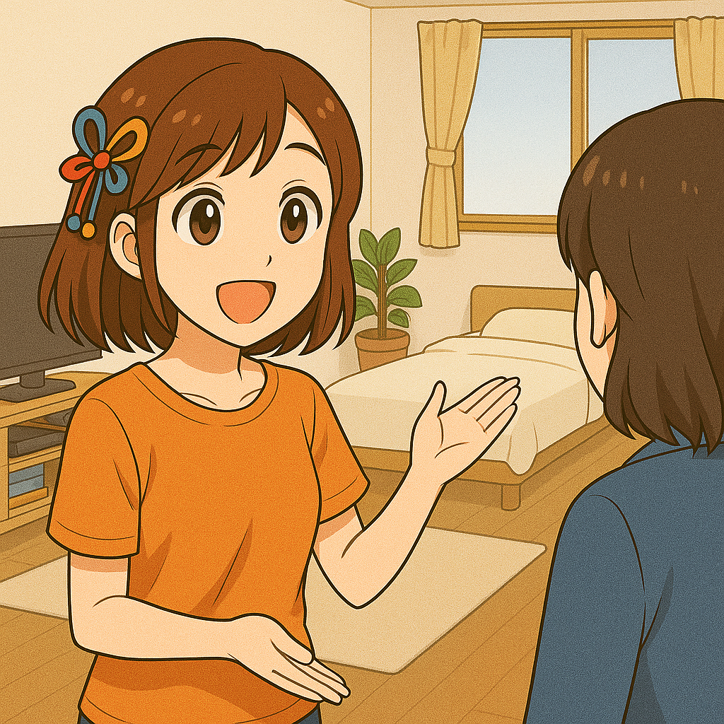 推しグッズを宅配保管サービスに預けて、すっきりした部屋を親に見せているyui