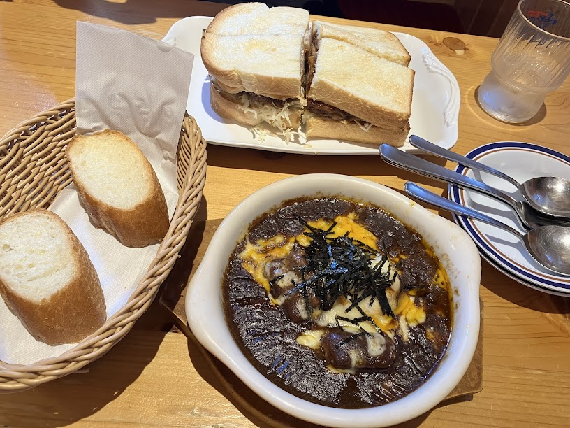 コメダの株主優待でボリュームランチ
