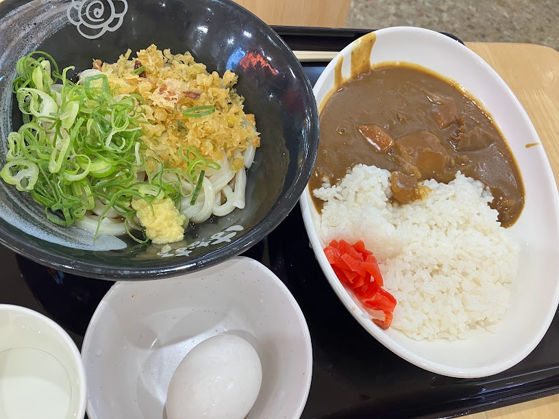 はなまるうどん ぶっかけとカレー