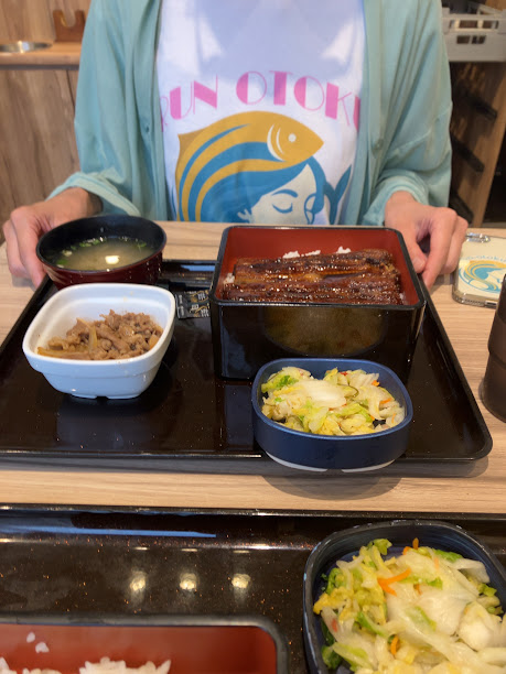 吉野家の優待でうなぎ